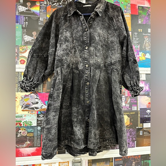 Denim button up dress - Picture 1 of 4